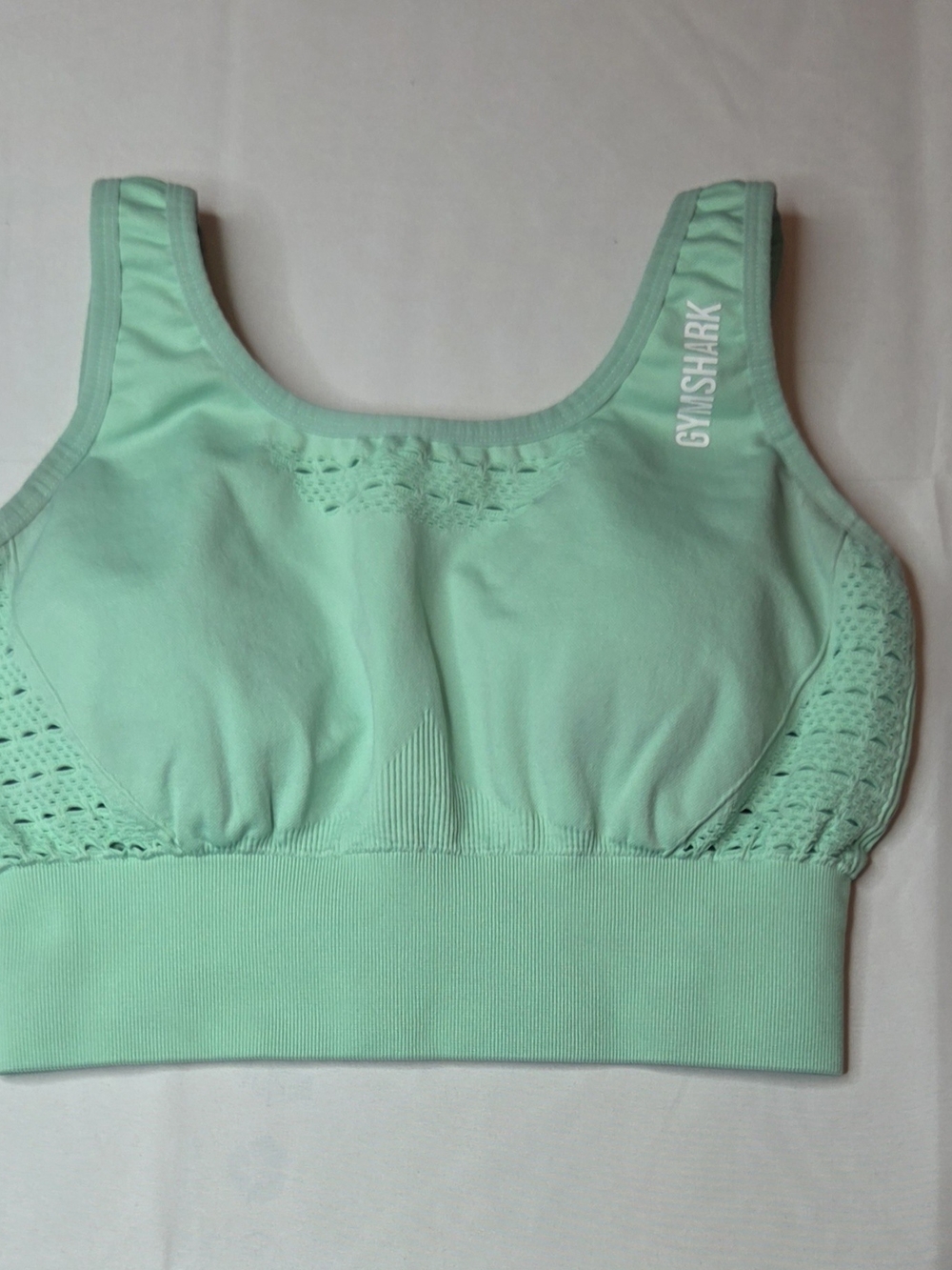 Gymshark Energy Mint Green Seamless Sports Bra Medium